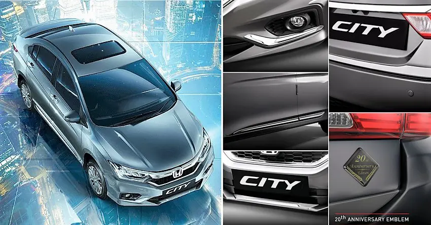 Honda City 20th Anniversary Edition Launched @ INR 13.75 Lakh