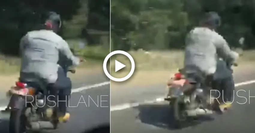 Royal Enfield Thunderbird 350X Spy Video Surfaces Online