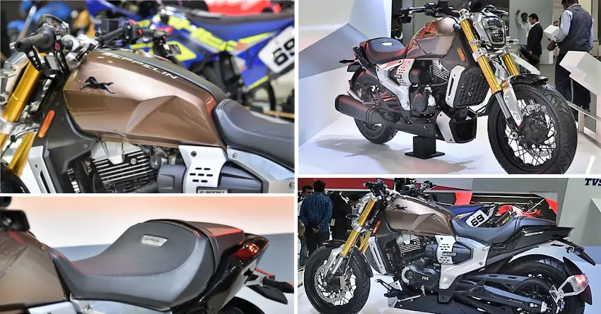 Auto Expo 2018: TVS Zeppelin Power Cruiser Unveiled