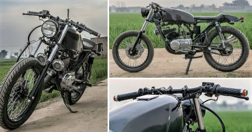 Yamaha RX 135 Cafe Racer by Grewal Customs (Punjab)
