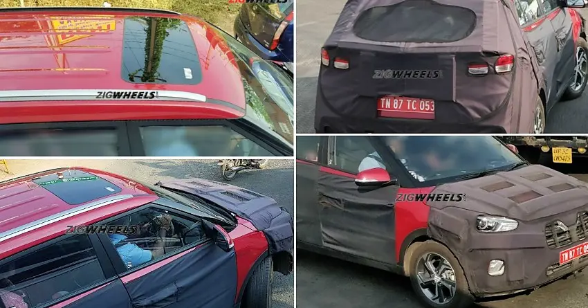 2018 Hyundai Creta with Sunroof Spotted Testing in India