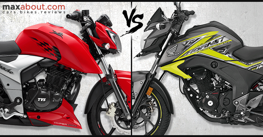 TVS Apache RTR 160 4V vs Honda CB Hornet 160R [Quick Comparison]