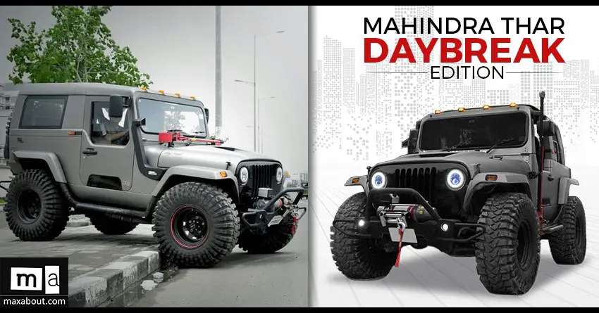 5 Quick Facts About the Mahindra Thar Daybreak Edition