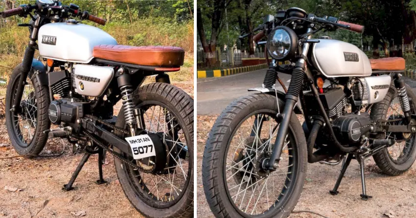 Modified Yamaha RX 135 'Tarak' by Hindustan Customs