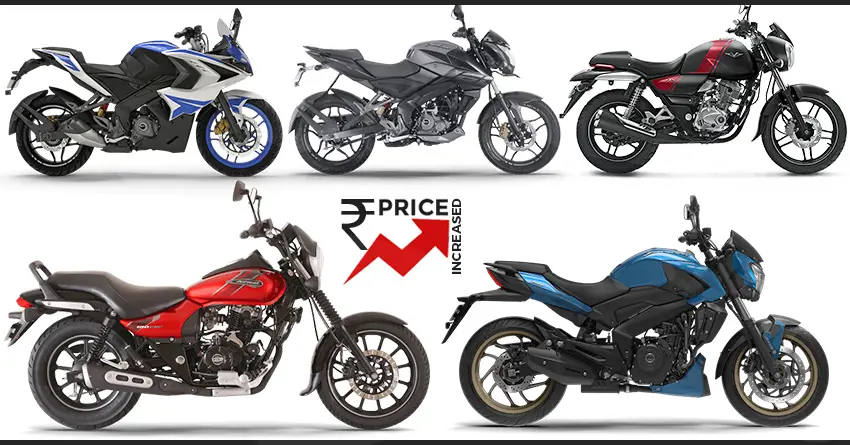 Bajaj Hikes Prices Across Entire Motorcycle Range
