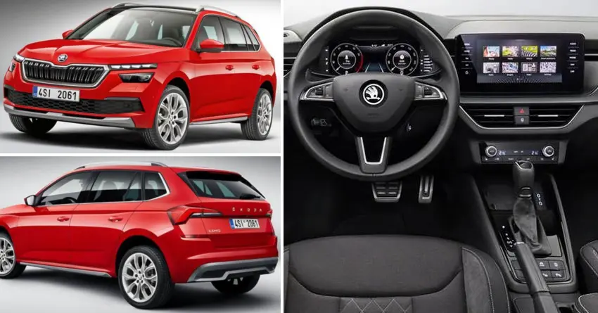India-Bound Skoda Kamiq Compact SUV Revealed
