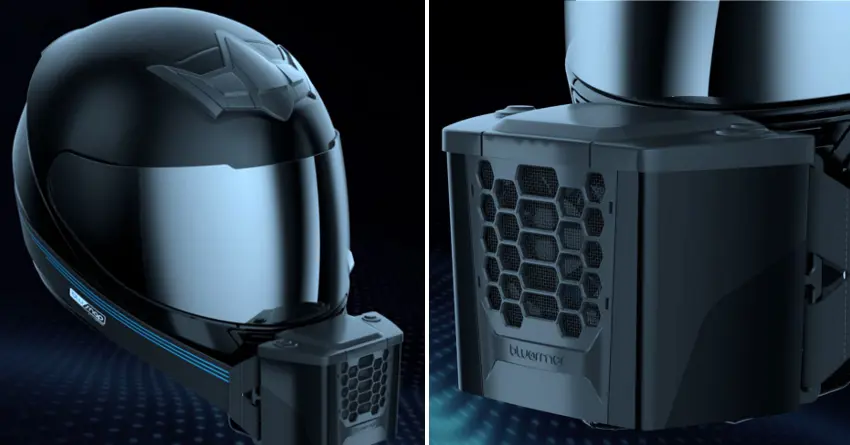 Meet BluSnap: A Detachable Cooler for Full Face Helmets for INR 2299