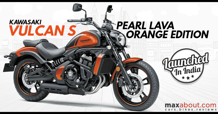 Kawasaki Vulcan S Pearl Lava Orange Edition Launched @ INR 5.58 Lakh