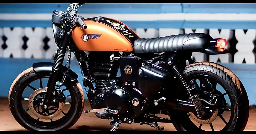 Meet Bulleteer Customs Bratrod Chief (Modified Royal Enfield Electra 350)