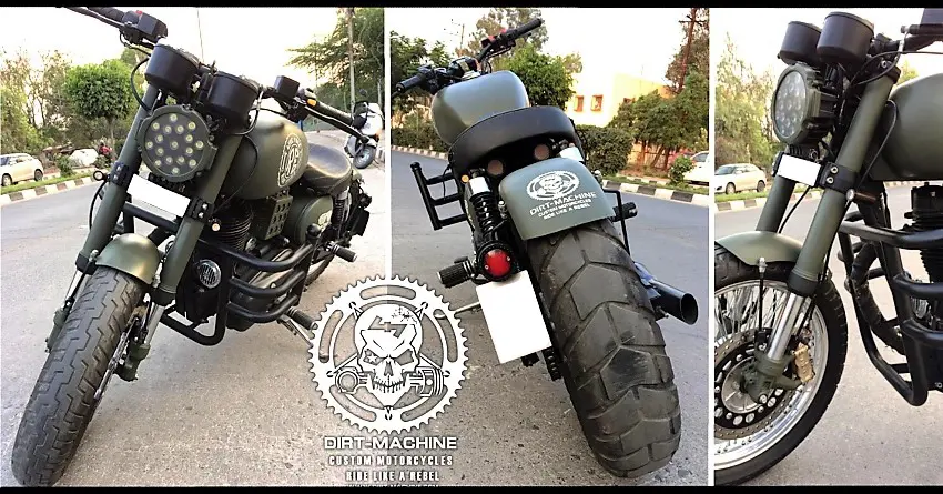 Royal Enfield USTAAD 350 by Dirt Machine Custom Motorcycles