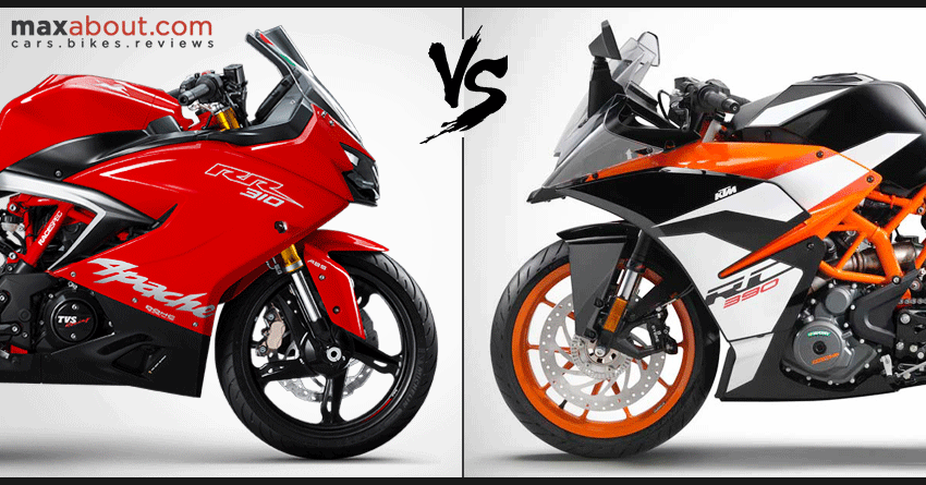 Detailed Comparison: TVS Apache RR 310 vs KTM RC 390