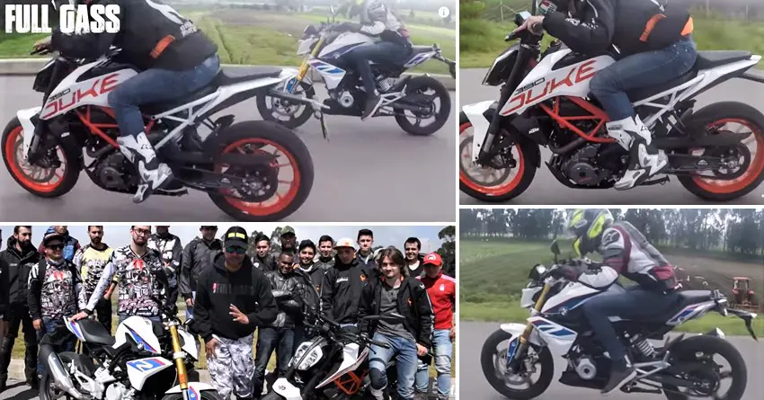Drag Race Video: KTM Duke 390 Beats BMW G310R