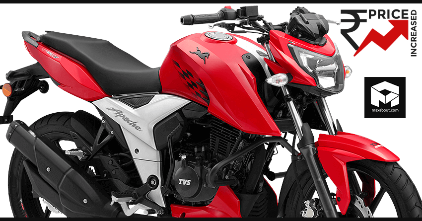 TVS Apache RTR Series Price Hiked Again