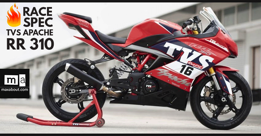 Race-Spec TVS Apache RR 310 Officially Unveiled