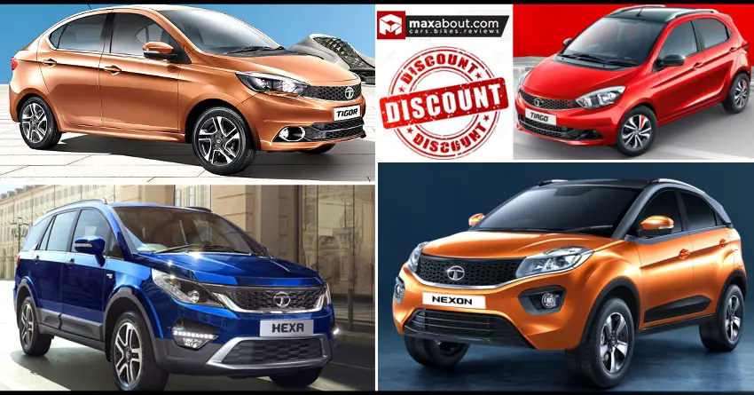 Tata Motors Offering Discounts of up to INR 1 lakh on its Cars in India