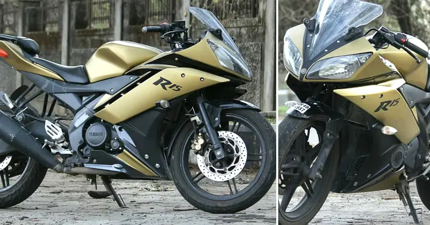 Yamaha YZF-R15 Version 2.0 Matt Gold & Black Edition