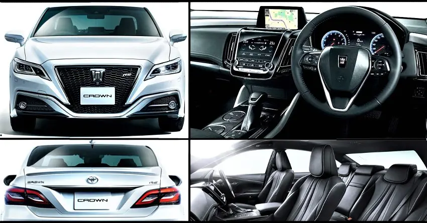 2018 Toyota Crown Sedan Officially Unveiled