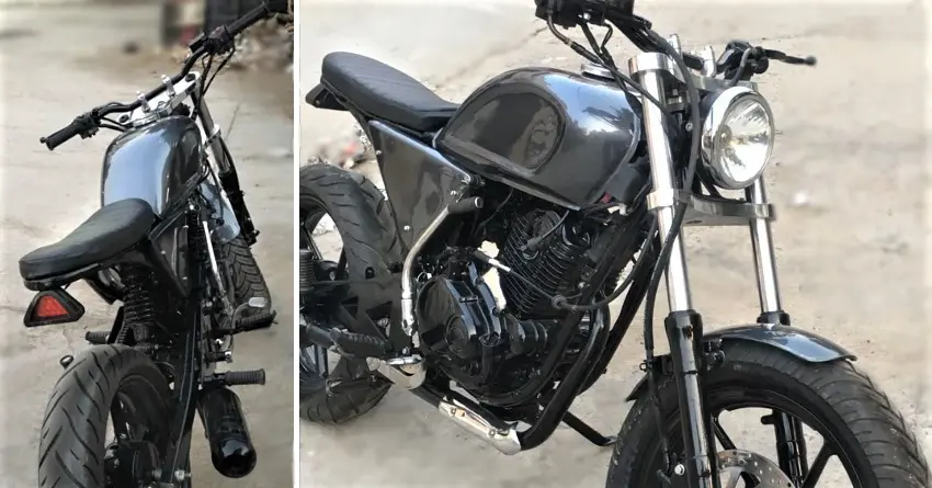 Modified Bajaj Pulsar 180 Scrambler Version by Aghori Customs