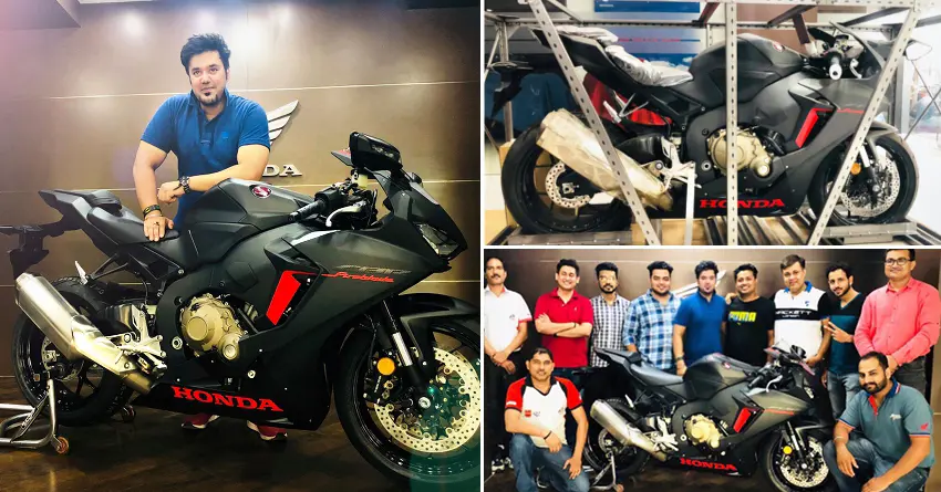 India's 3rd New Honda CBR1000RR Fireblade Delivered to Anurag Kaushik in Delhi
