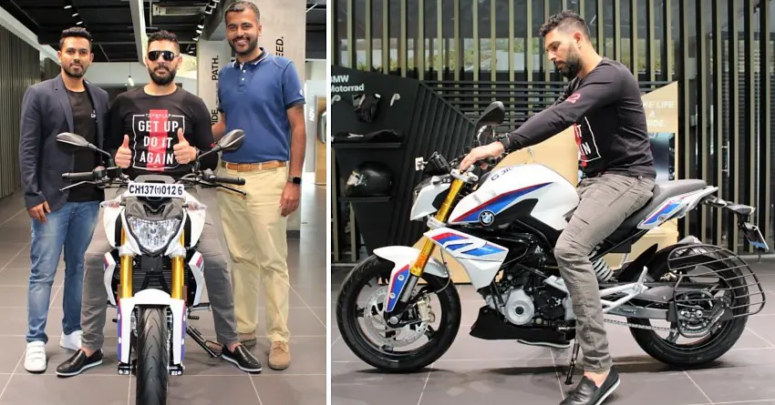 Indian Cricketer Yuvraj Singh Buys a BMW G310R for INR 2.99 Lakh