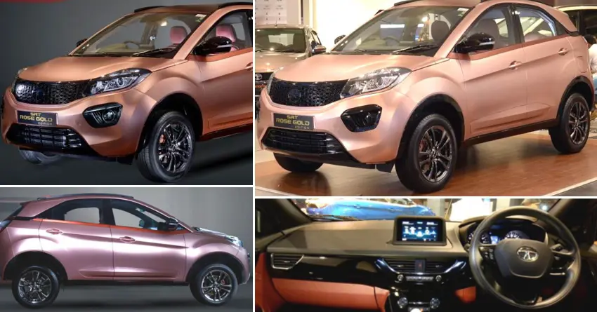 Tata Nexon Rose Gold Special Edition by SRT Motors (Coimbatore)