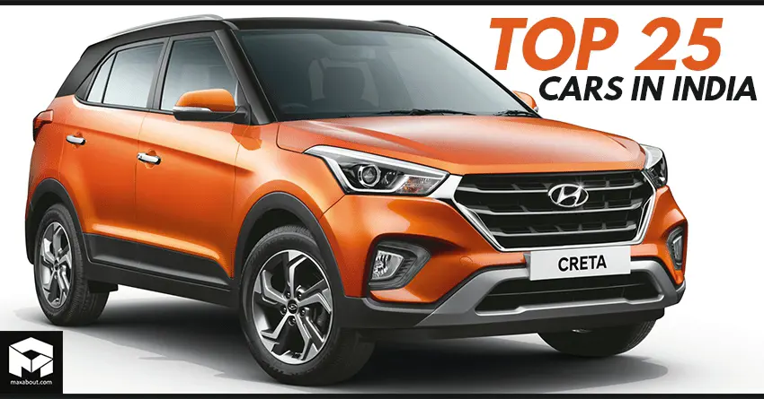 Top 25 Cars in India (August 2018)