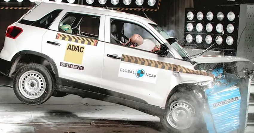 Maruti Vitara Brezza Scores 4-Stars in Global NCAP Crash Test
