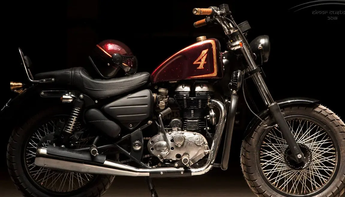 Meet 350cc Royal Enfield Thunderbird Kapidhwaja by EIMOR Customs