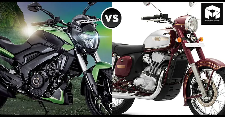2019 Bajaj Dominar 400 vs Jawa Classic Rear Disc