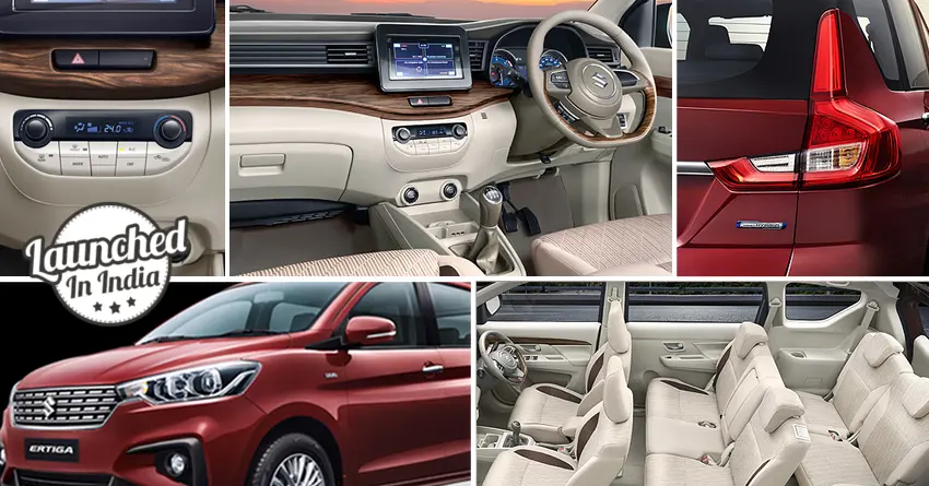 2019 Maruti Suzuki Ertiga Launched in India Starting @ INR 7.44 Lakh