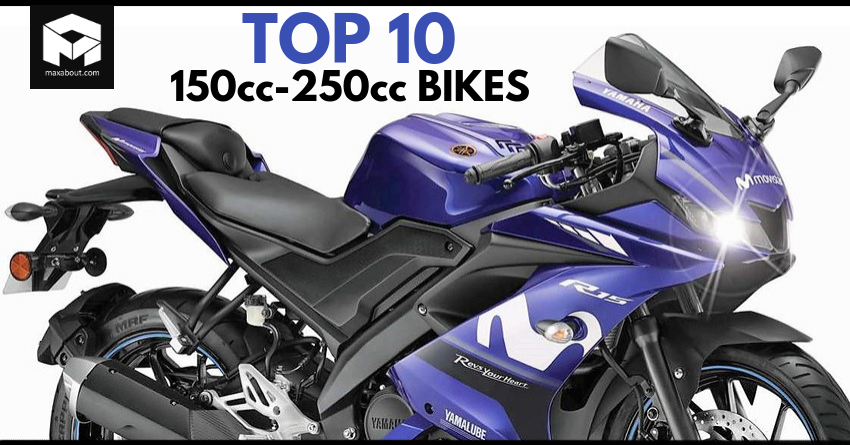 Top 10 Best-Selling 150cc-250cc Bikes in India (October 2018)