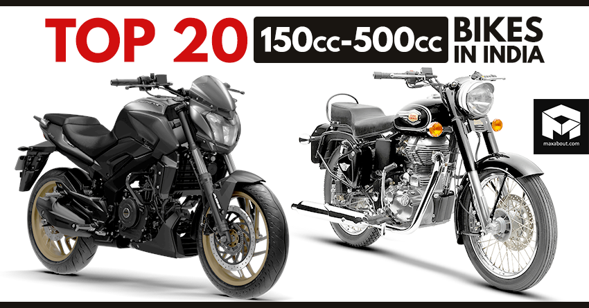 Top 20 Bikes in India in 150cc-500cc Segment (Sales Report)