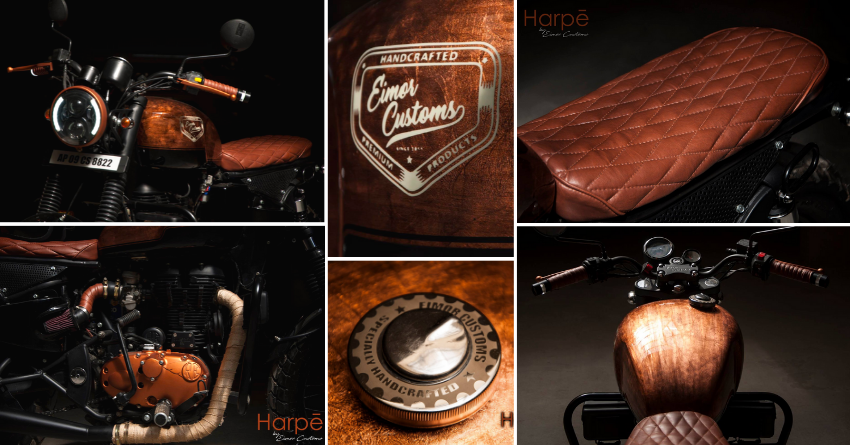 Royal Enfield Thunderbird Harpe by EIMOR Customs