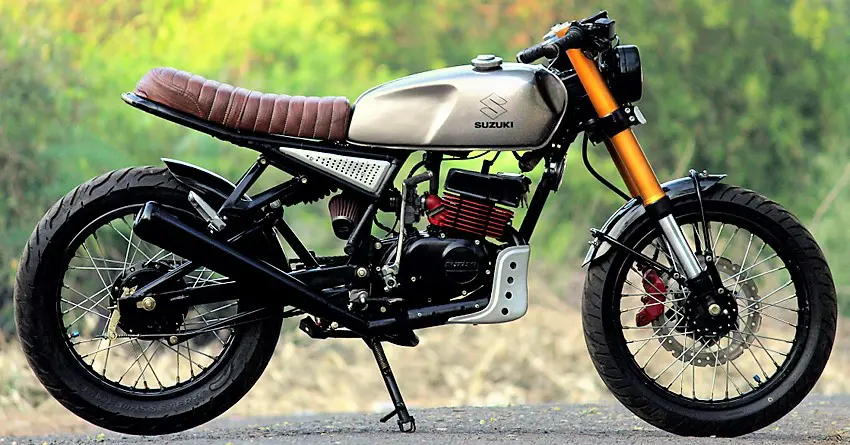 Suzuki Shogun Cafe Racer by JEDI Customs (Mumbai)
