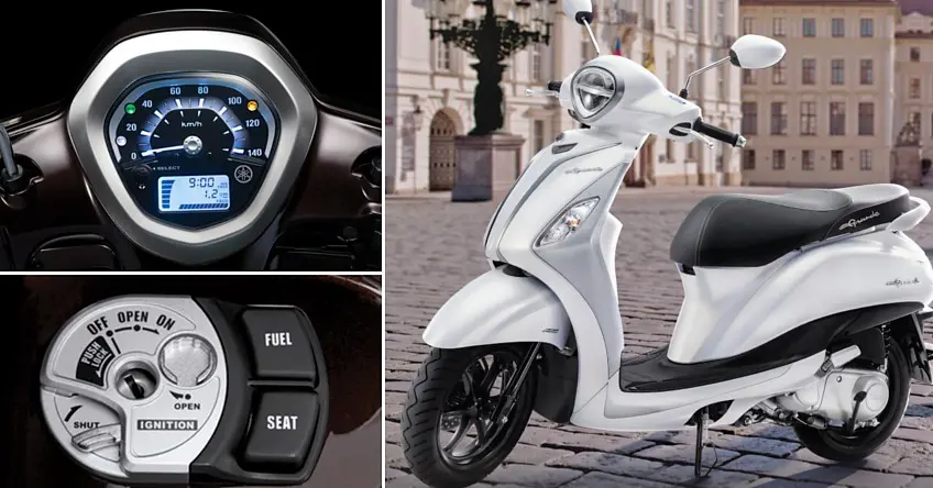 125cc Yamaha Nozza Grande Hybrid Scooter Officially Unveiled