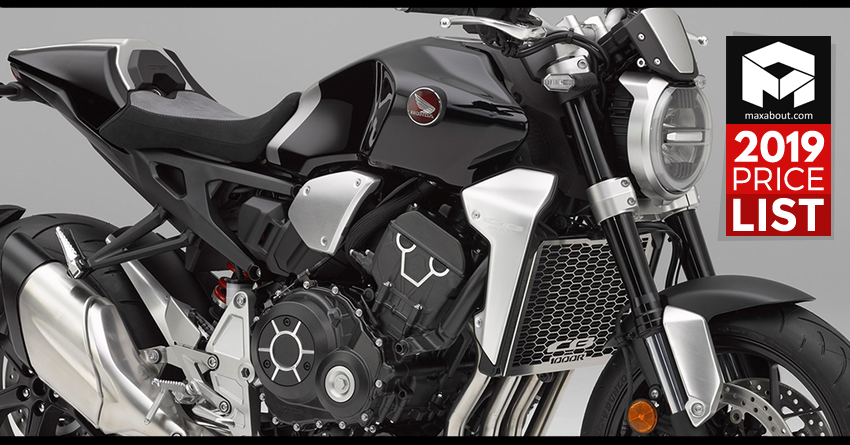 2019 Honda 2-Wheelers Price List in India (Full Lineup)