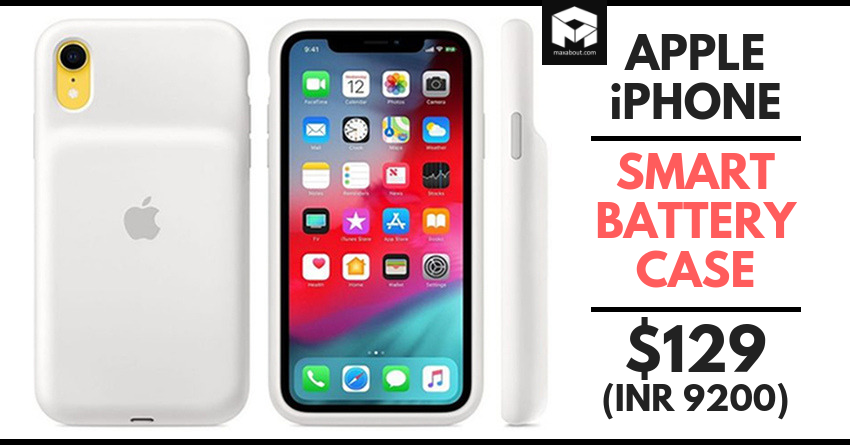 Apple iPhone Smart Battery Case Launched at $129 (INR 9200)