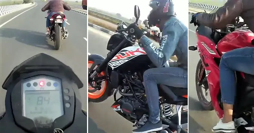 Drag Race Video: KTM 125 Duke vs Suzuki Gixxer SF
