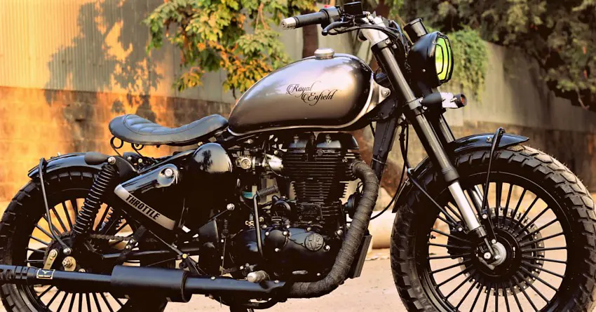 Meet Royal Enfield Throttle Bobber by JEDI Customs