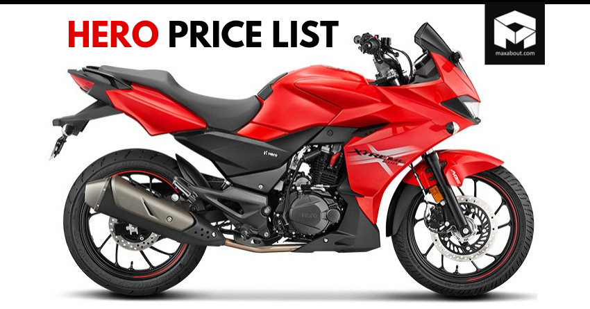 Latest Hero 2-Wheelers Price List in India [UPDATED]