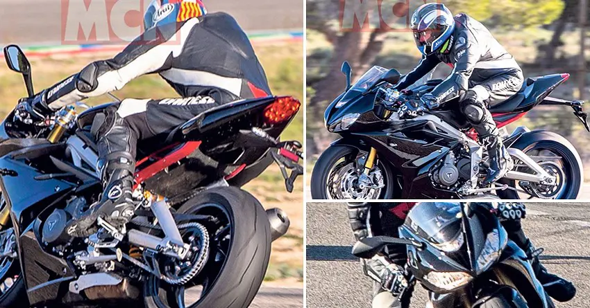 Triumph Daytona 765 Sports Bike Spotted Testing in Spain