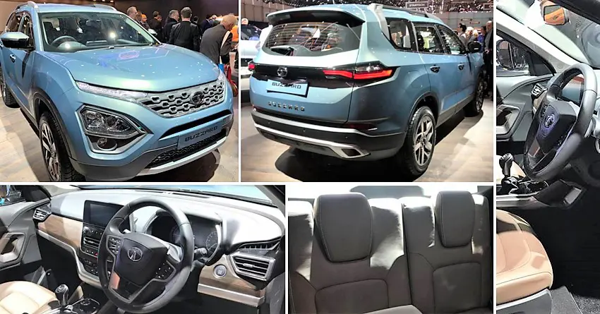 Tata Buzzard 7-Seater SUV (H7X) Officially Revealed
