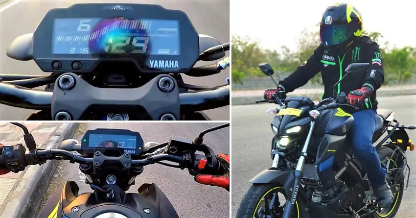 Yamaha MT-15 Top Speed & Braking Test Video by Dino's Vault