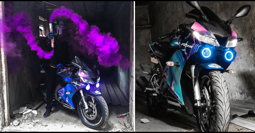 Meet Yamaha R15 V3 with Cool Graphics & Projector Lights