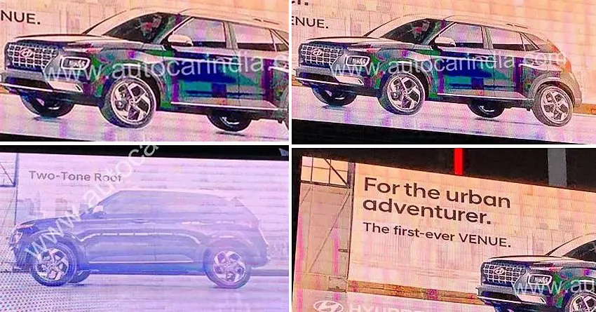 Hyundai Venue SUV Fully Revealed Ahead of Launch in India