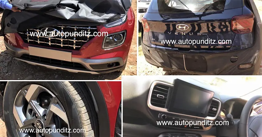 Hyundai Venue SUV Leaked in a New Set of Photos
