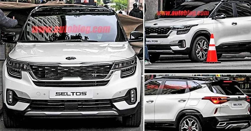 India-Bound Kia SP2i Spotted Undisguised; To Rival Tata Harrier SUV