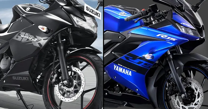 Quick Comparison: Suzuki Gixxer SF 150 vs Yamaha R15 V3
