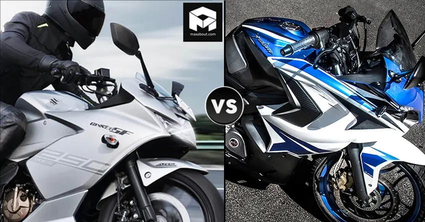 Quick Comparison: Suzuki Gixxer SF 250 vs Bajaj Pulsar RS200
