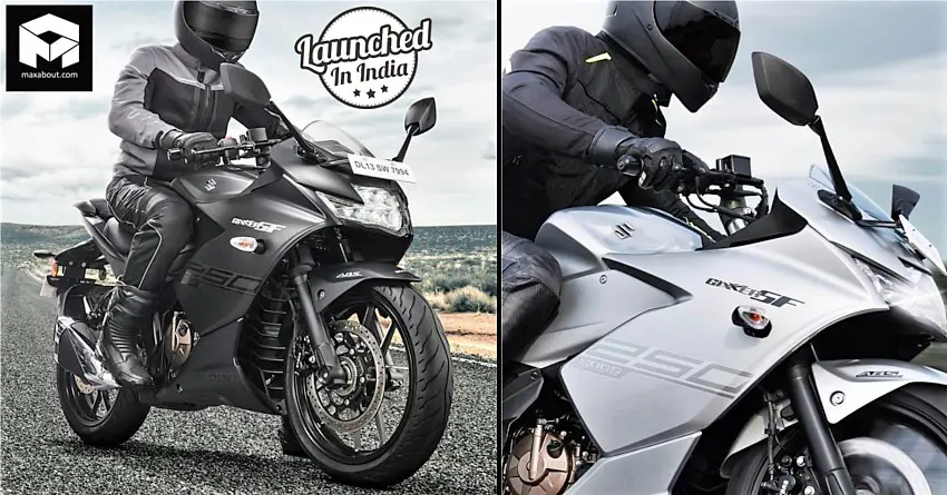 Suzuki Gixxer SF 250 Launched in India at INR 1.71 Lakh